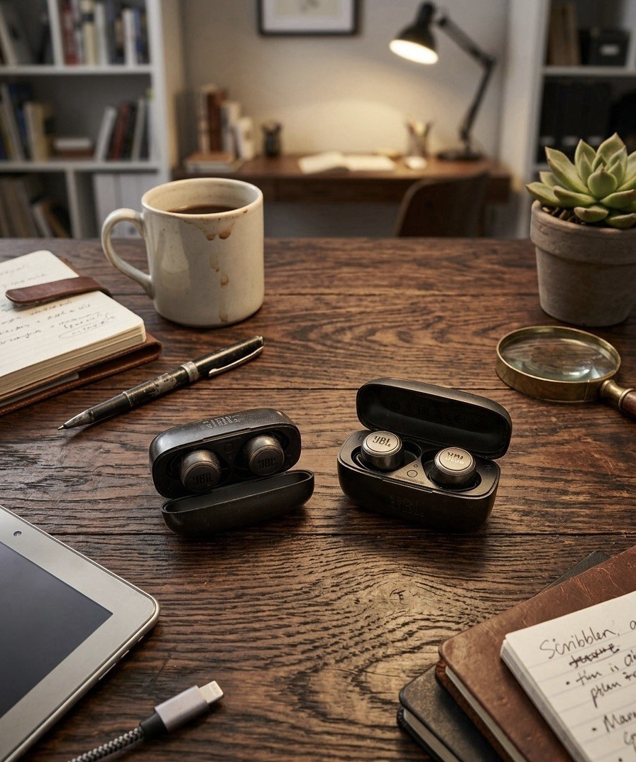 JBL Live 300TWS, In Ear Headphones, Black, Noise Canceling True Wireless
