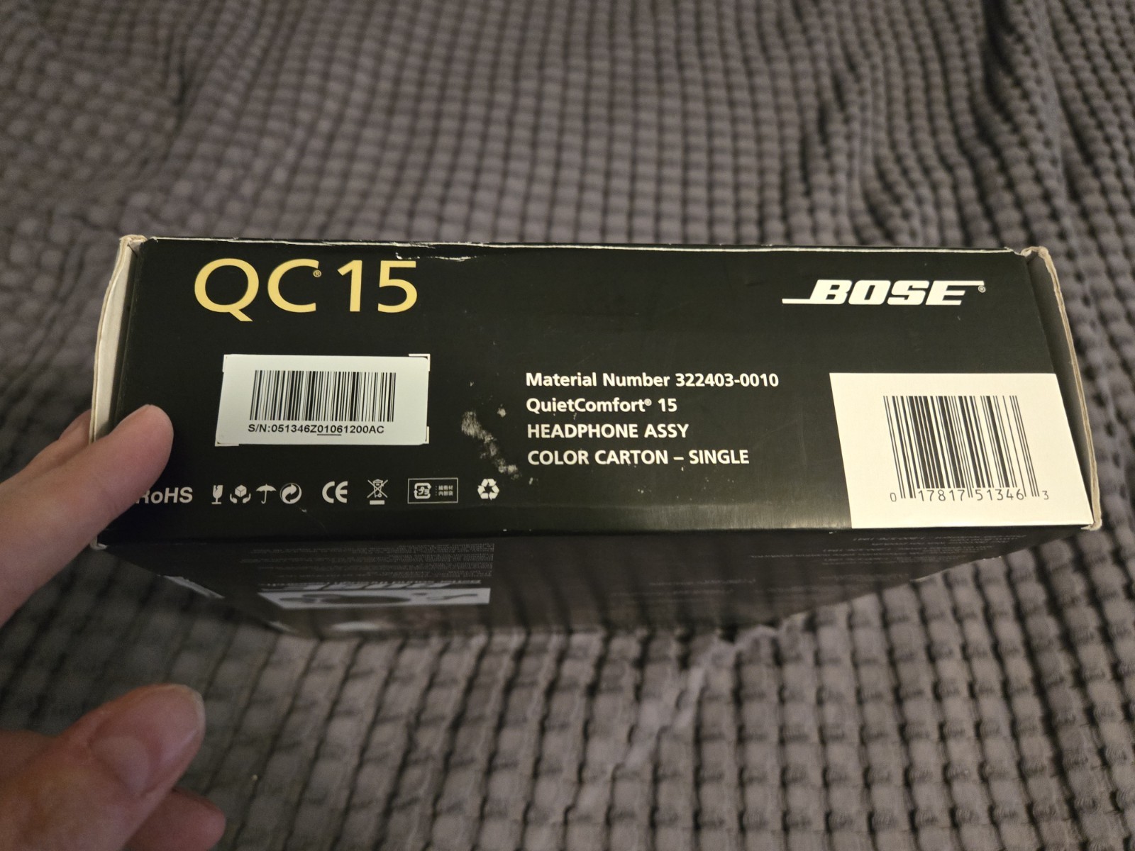 Bose QuietComfort 15 (QC15) Acoustic Noise Cancelling Headphones