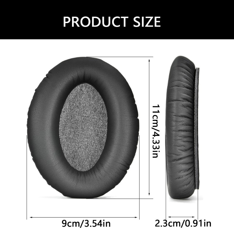 Protein Leather Ear Cushions Noise Isolating Earpads For HD300PRO Long Listening