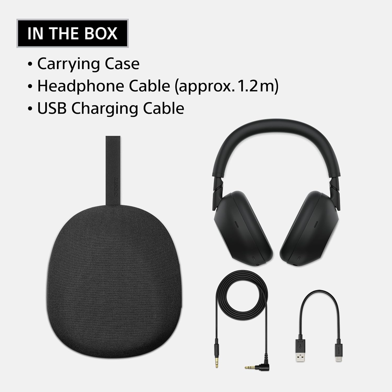 Sony WH1000XM6 Wireless Noise Canceling Over the Ear Bluetooth Headphones Black