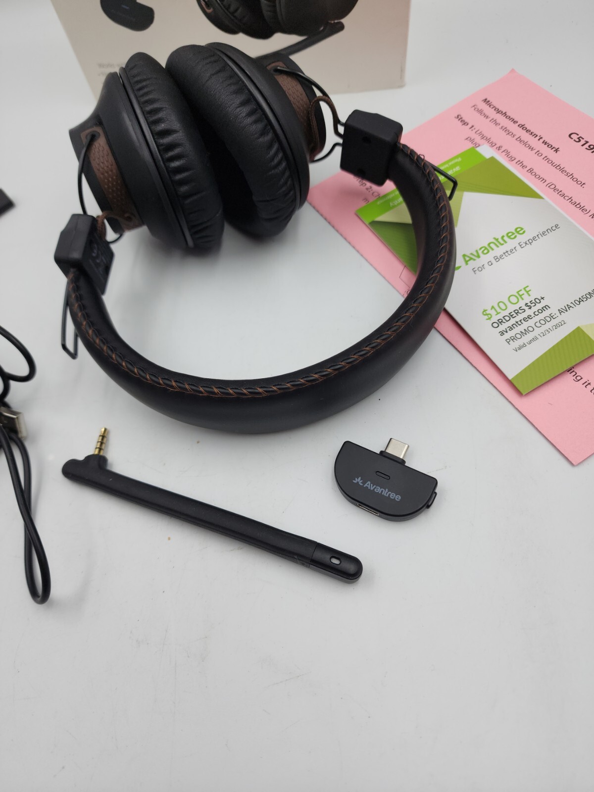 Avantree C519M PNP Noise Cancelling Gaming Headset W/ Microphone -NO DELAY USB-C