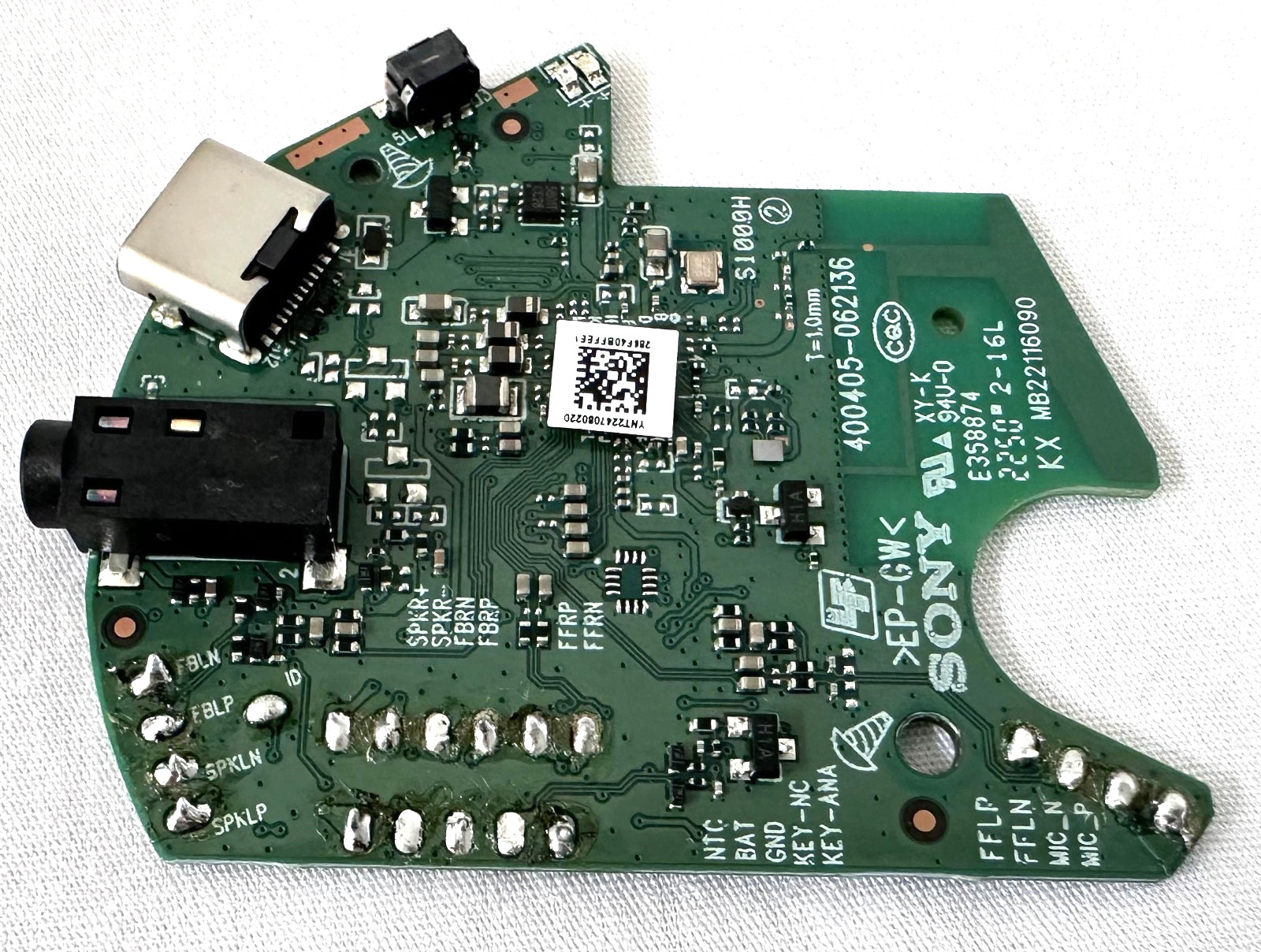 Sony Original Left Side Main Board for WH-CH720N Wireless Headphone Black