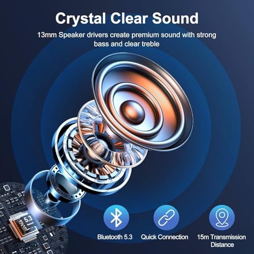 Wireless Noise Canceling Earbuds in Ear Headphones Bluetooth 5.3,Ear Buds