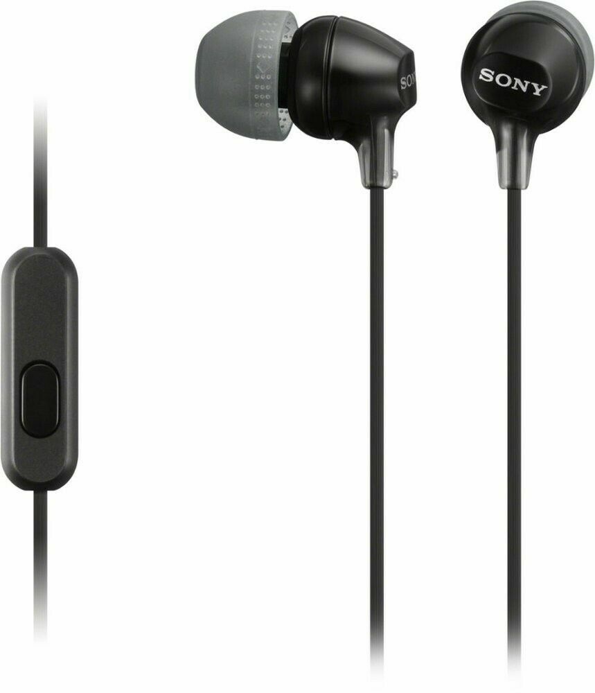 Sony MDR-EX14AP Headset Ear Bud Headphones MDREX14AP BLACK #91