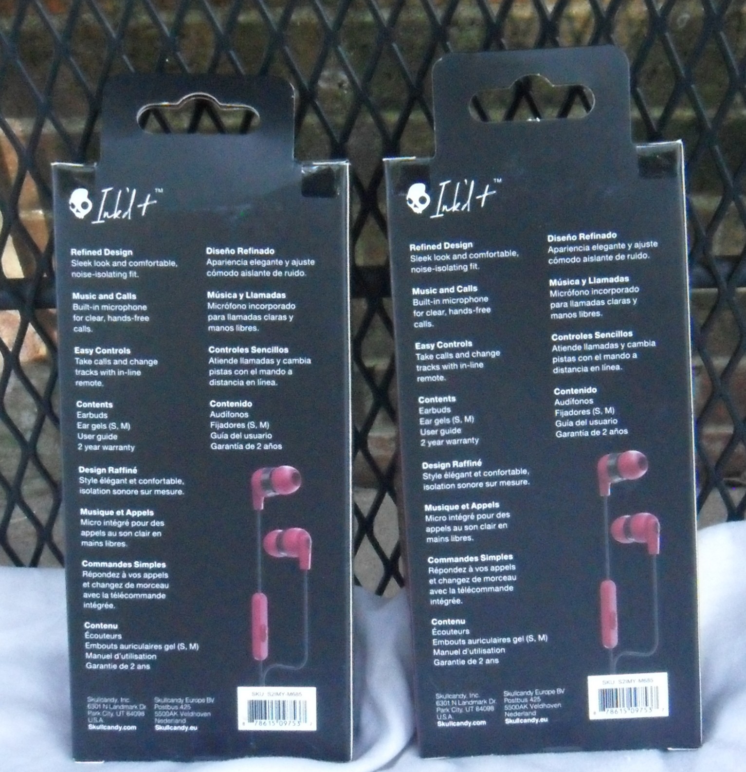Skullcandy The Original Essential Ink’d+ Earbuds with Microphone NIP Lot 2
