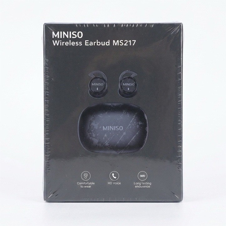MINISO MS217 Wireless Bluetooth Earbud HD Voice Long Endurance Comfortable Black
