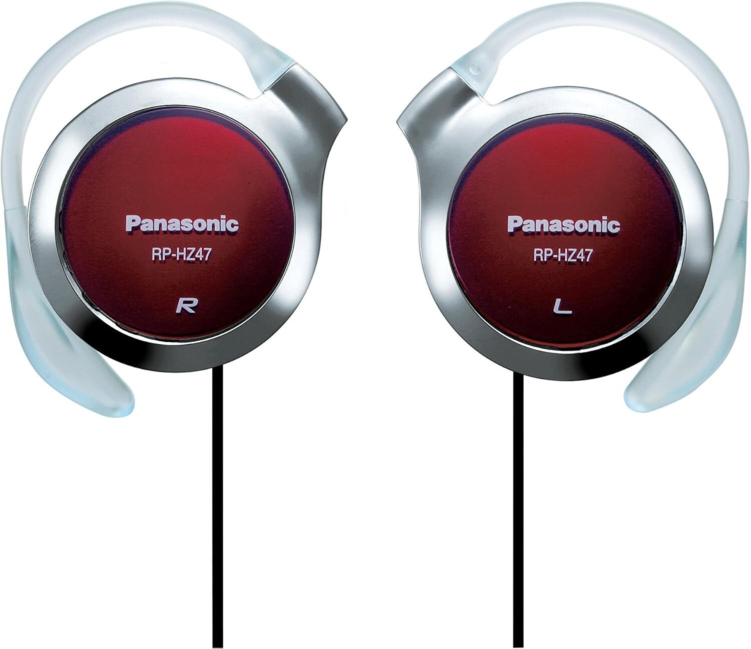 Panasonic Clip Headphones Red RP-HZ47-R Ship World Wide