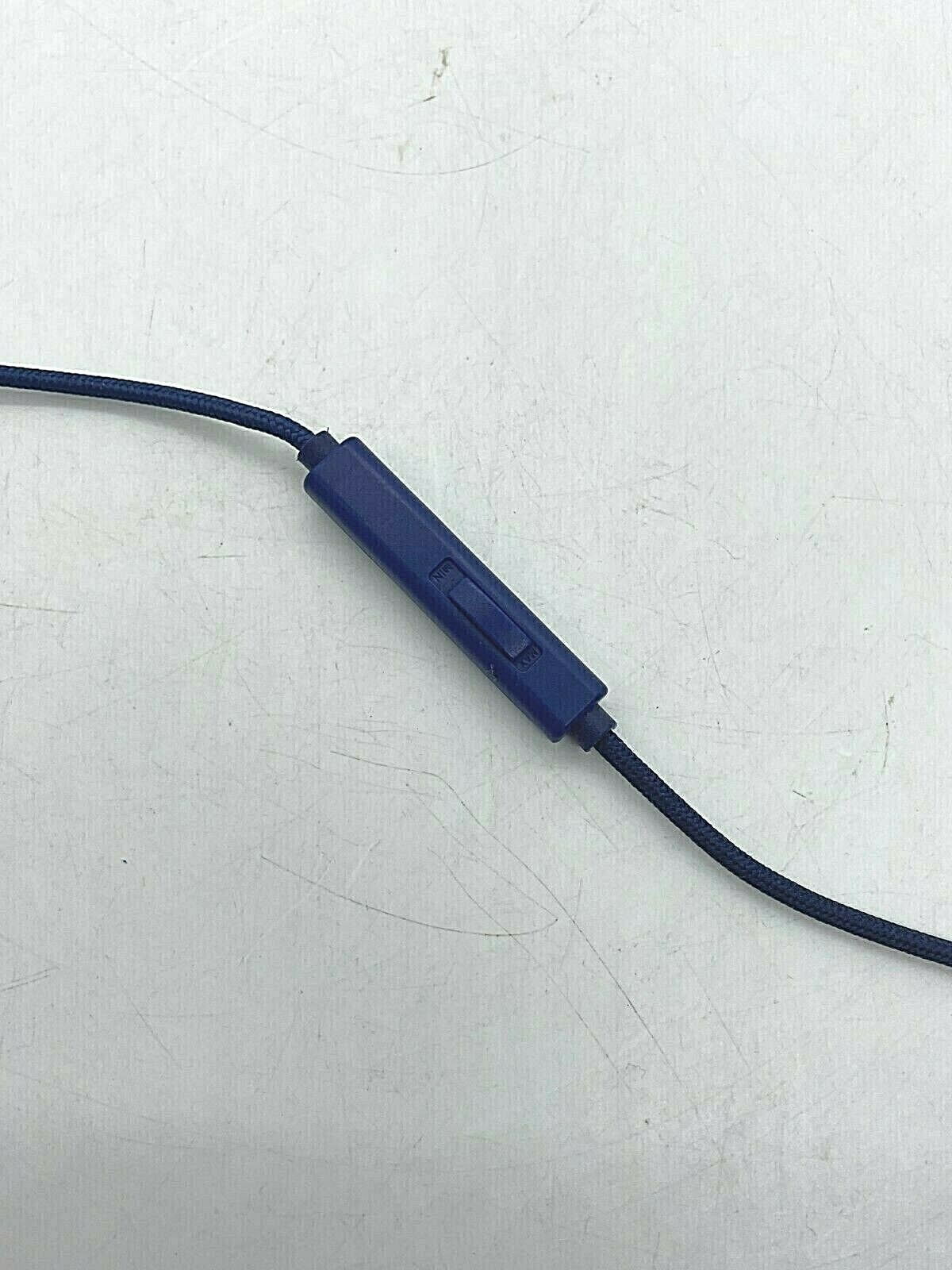 SIMOLIO Wired Headphones with Storage Bag Gray & Blue FREE SHIPPING a