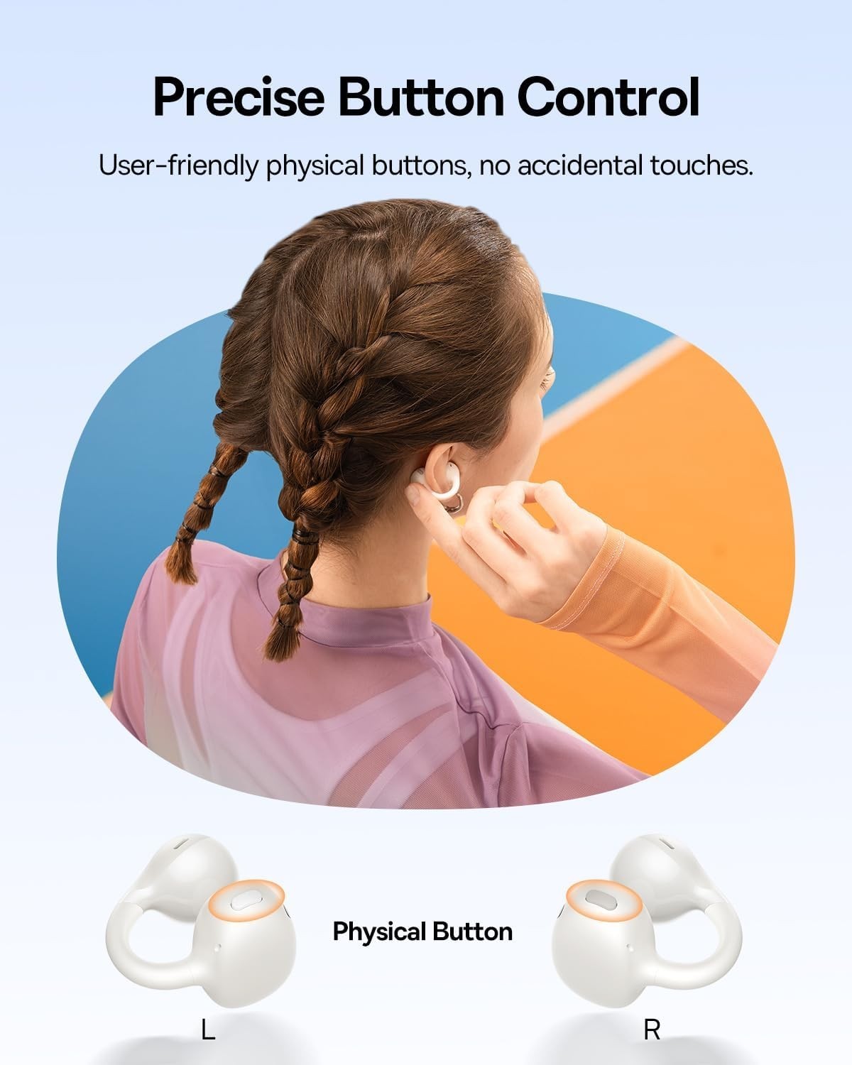 Bass BC1 Open Ear Bluetooth Earbuds – Unmatched Comfort & SuperBass Sound