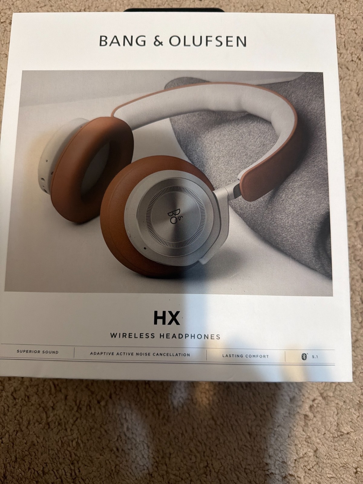 Bang & Olufsen Beoplay HX Wireless ANC Over-Ear Headphones Beige Bluetooth