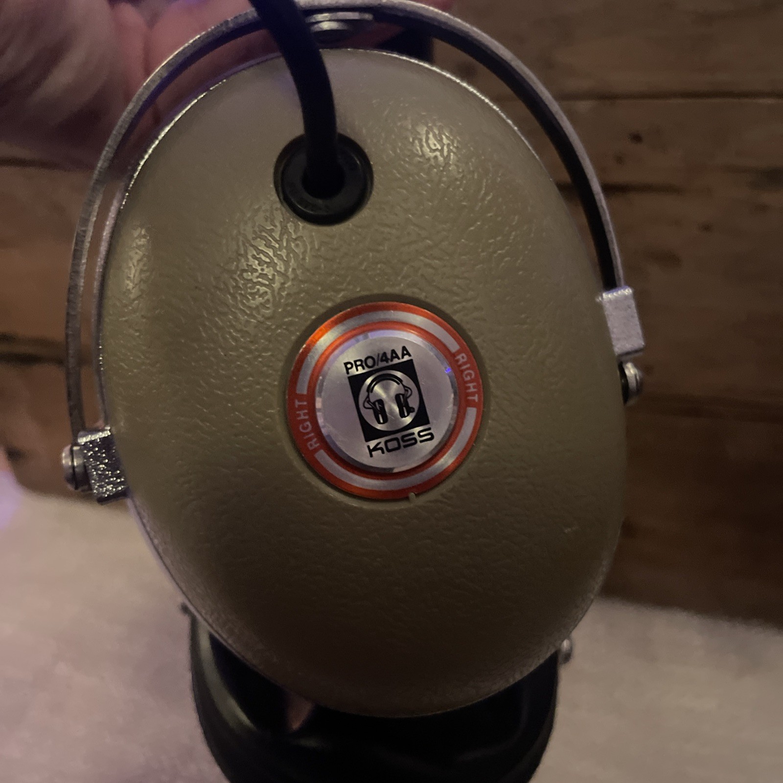 TESTED Vintage Koss Pro 4AA Headphones Studio Monitor Coiled Cable VTG