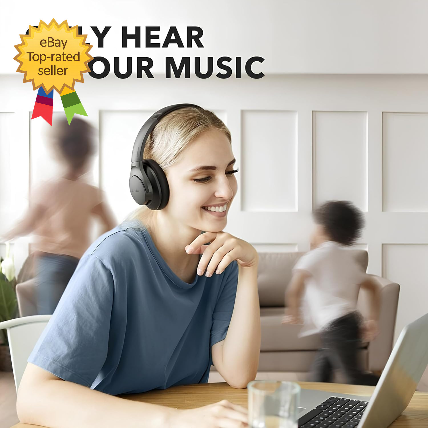 Anker Life Q20 Hybrid Active Noise Cancelling Headphones Wireless Ear Bluetooth