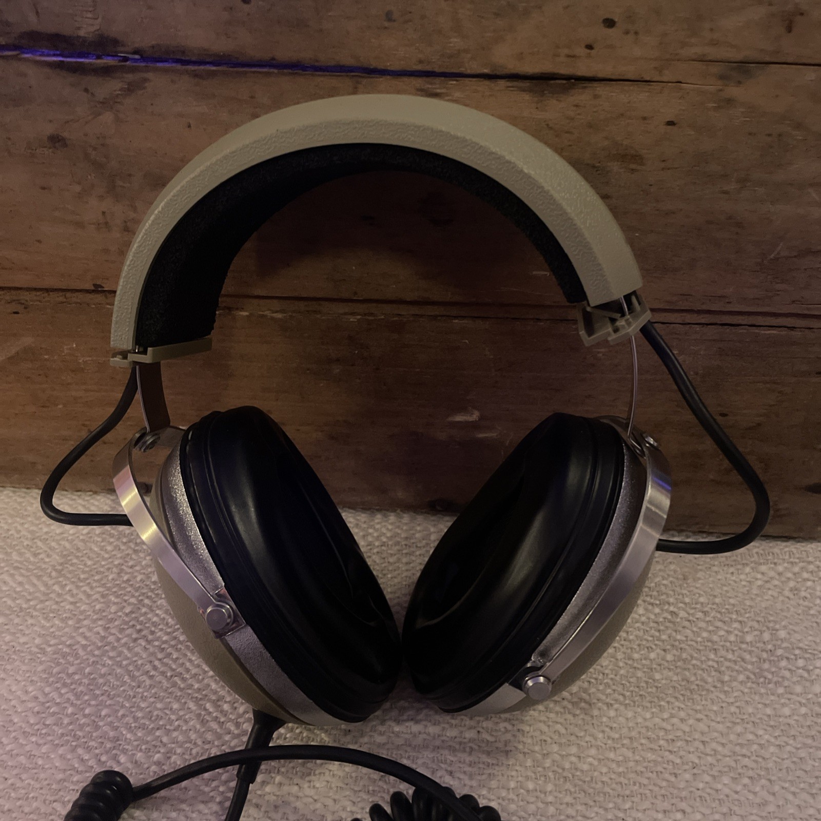TESTED Vintage Koss Pro 4AA Headphones Studio Monitor Coiled Cable VTG