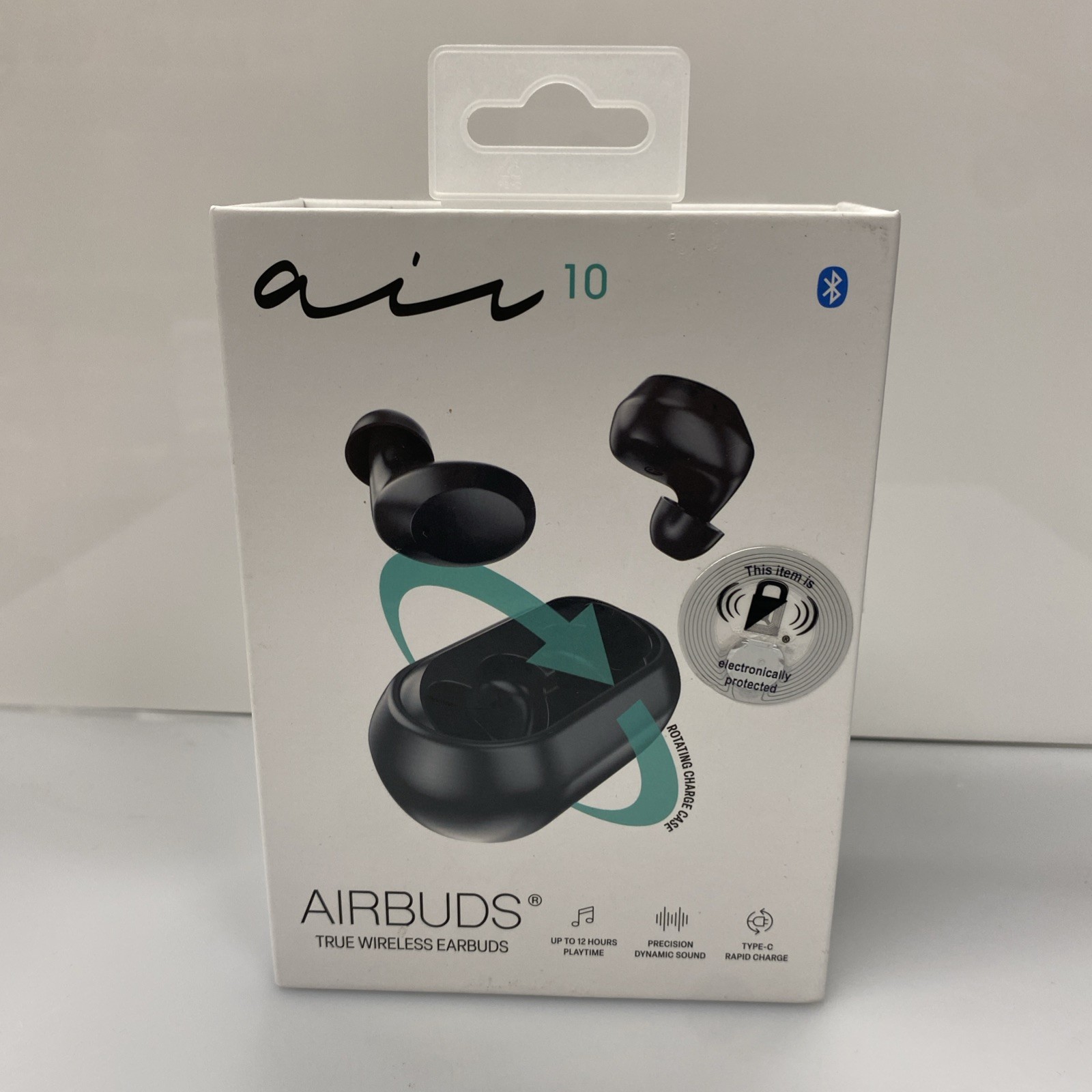 AIRBUDS Air 10 True Wireless Earbuds Black – Playtime Bluetooth