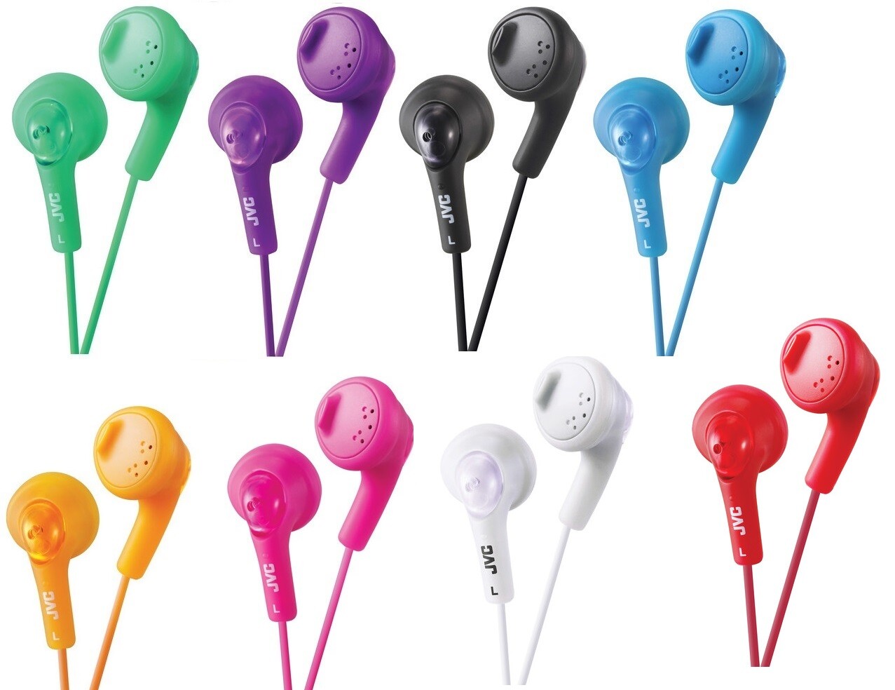 JVC Gummy Headphones New in Retail Sealed Package, NIB