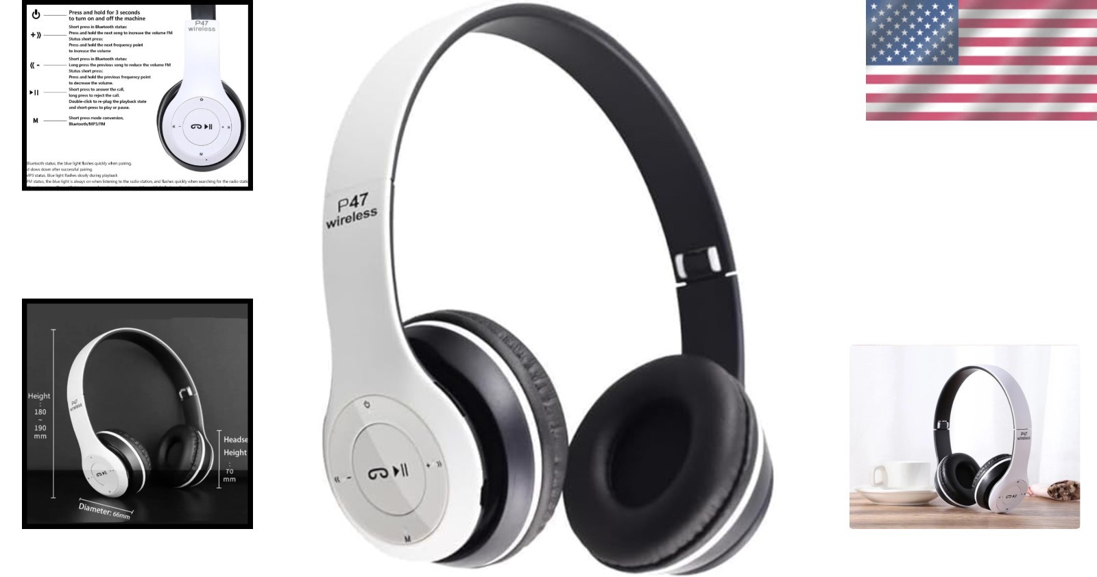 Retro-Modern Wireless Headphones with Touch Control and Enhanced Awareness Mode