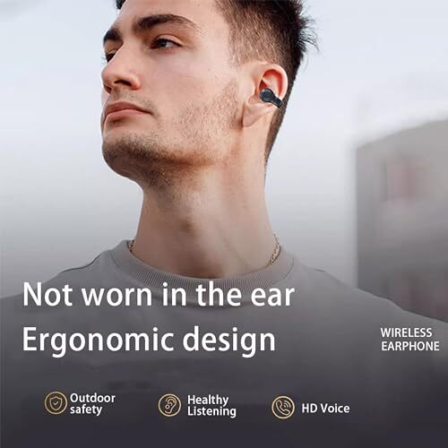 M47 Wireless Earbuds Ear Clips Bluetooth Sport Buds With Charging Case