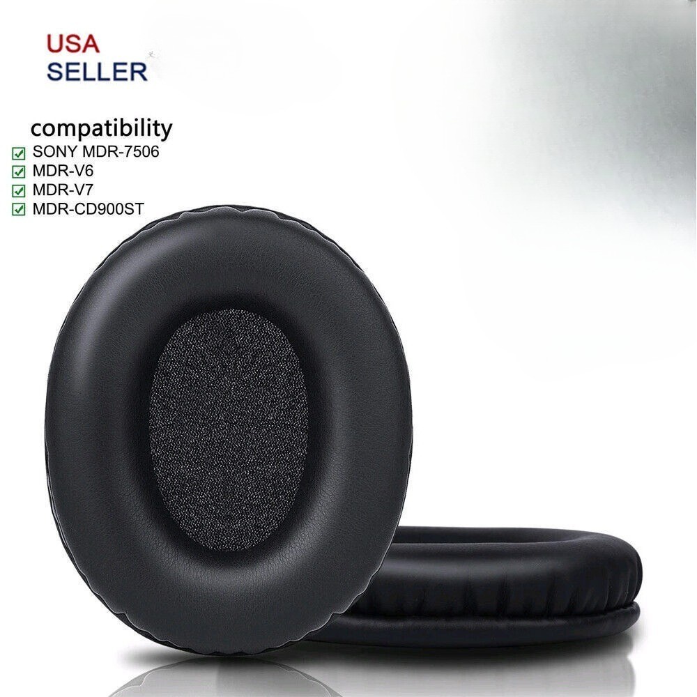 Replacement Ear Pads Cushion For Sony MDR-7506 MDR-CD 900ST MDR-V6 Headphones