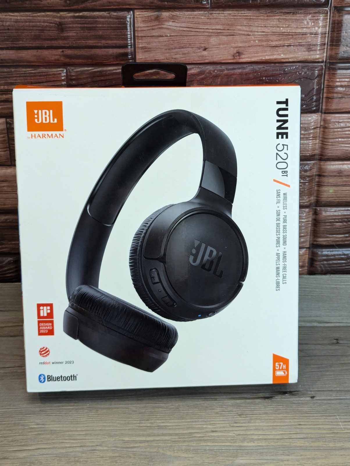 JBL Wireless Bluetooth On-Ear Headphones Tune 520BT Harman 2025 In Box W/ Manual