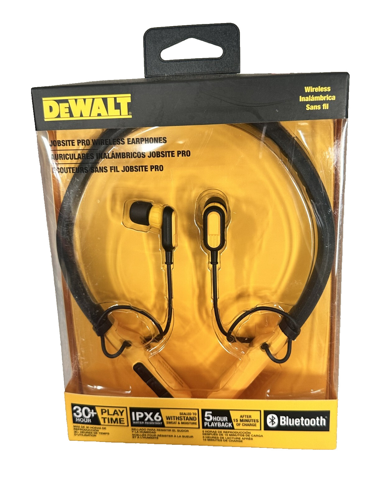 DEWALT Pro Neckband Wireless Earphones