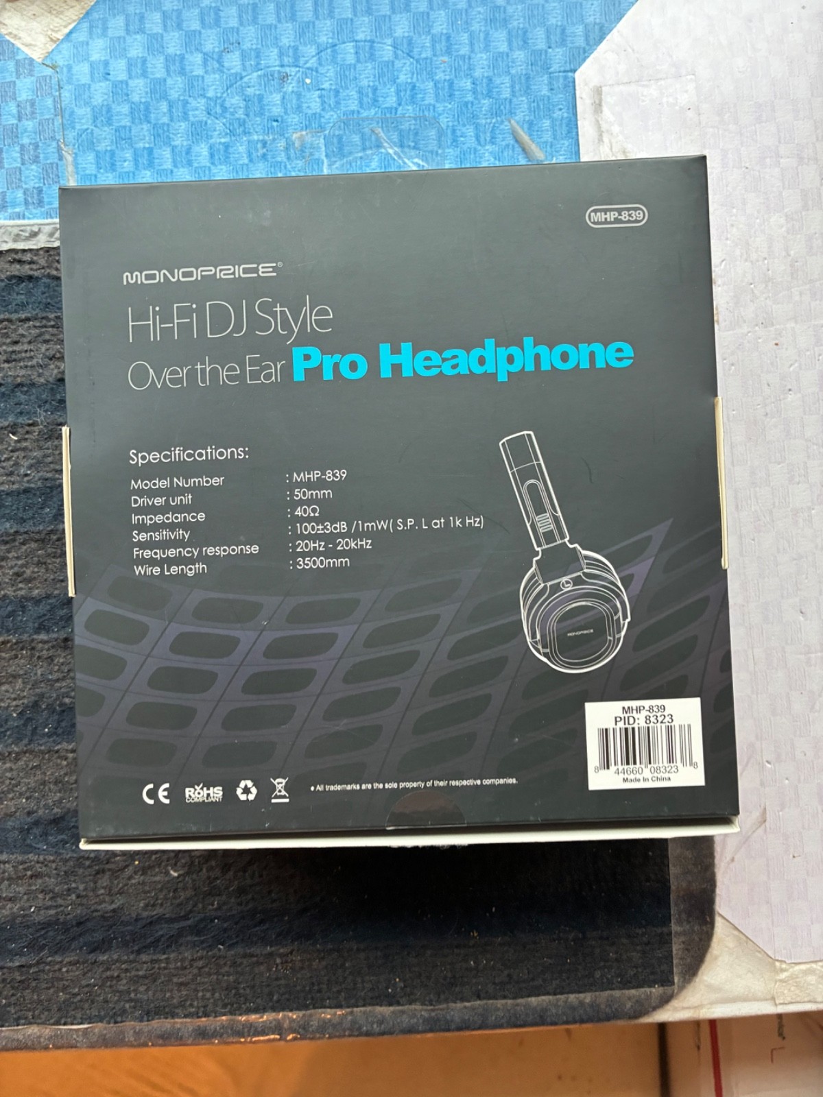 MONOPRICE: MHP-839 Hi-Fi DJ Style Over-the-Ear Pro Headphones
