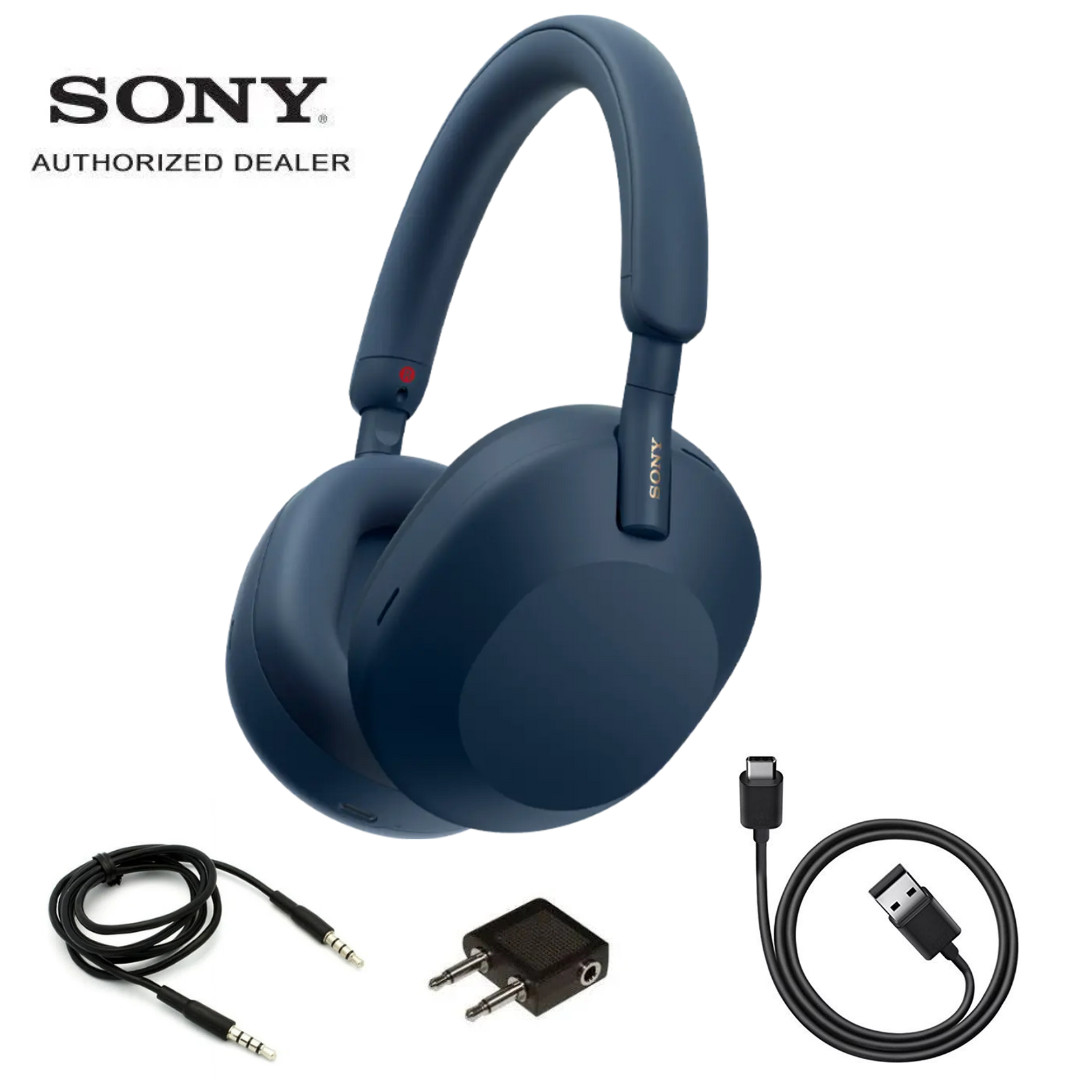 Sony WH-1000XM5 Wireless Leading Noise Canceling Bluetooth Headphones Navy