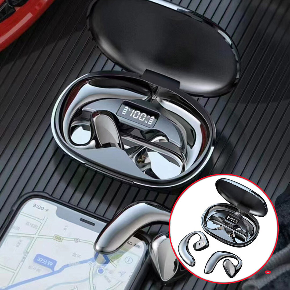 Bluetooth 5.2 Headset TWS Wireless Earphones Sport Headphones Earbuds No Earplug