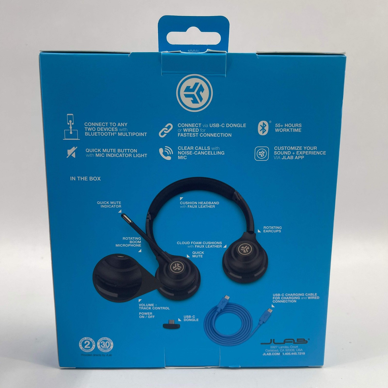 New JLAB GoWork 2nd Gen Wireless On-Ear Headset