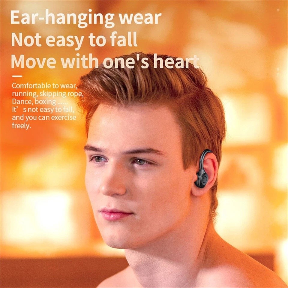 Wireless Bluetooth 5.3 Headset TWS Earphones Earbuds Stereo Headphones Ear Hook