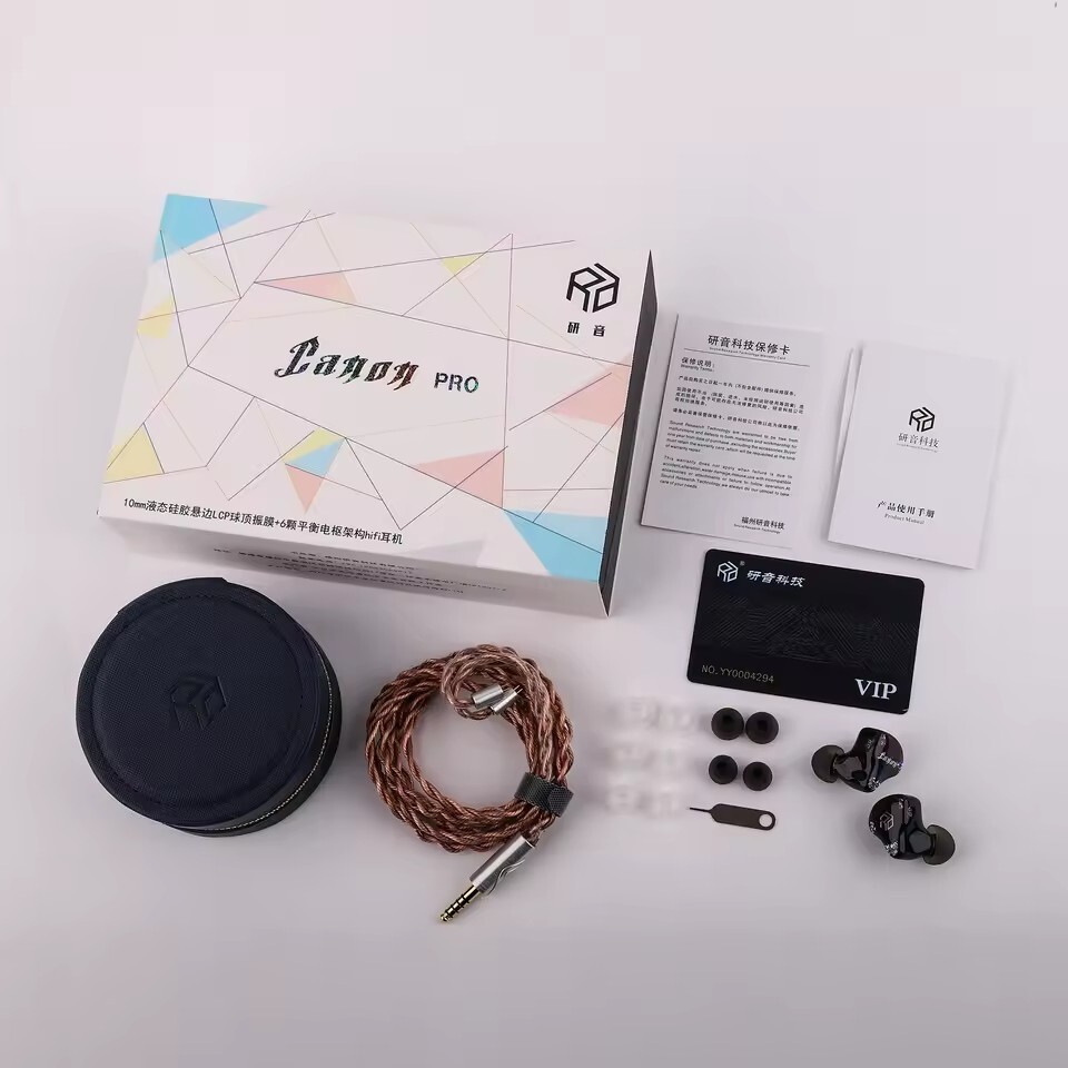 Yanyin Canon Pro 1DD+6BA In-Ear Monitors Hifi Earphones with Premium Hi-Fi Cable