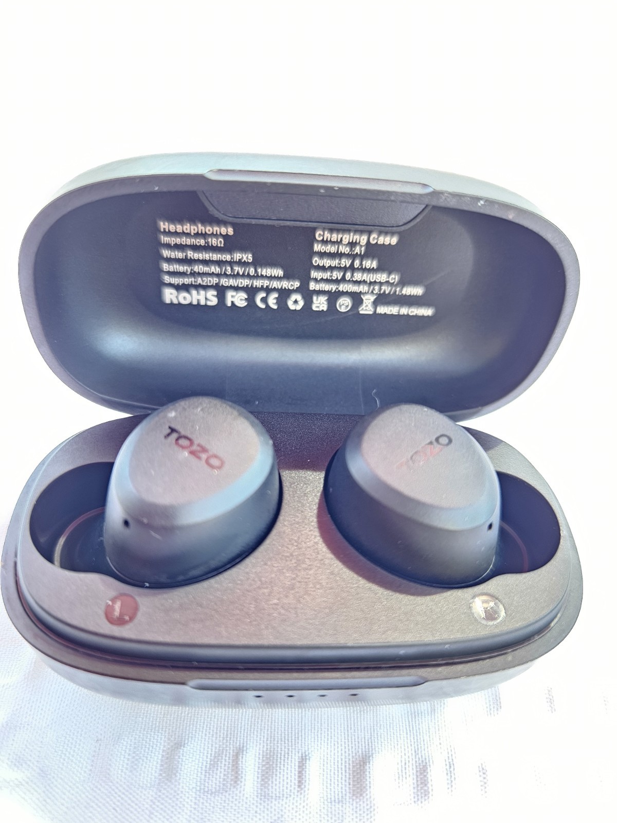 TOZO A1-S Wireless Earbuds Bluetooth 5.3 Immersive Premium Sound Headphones