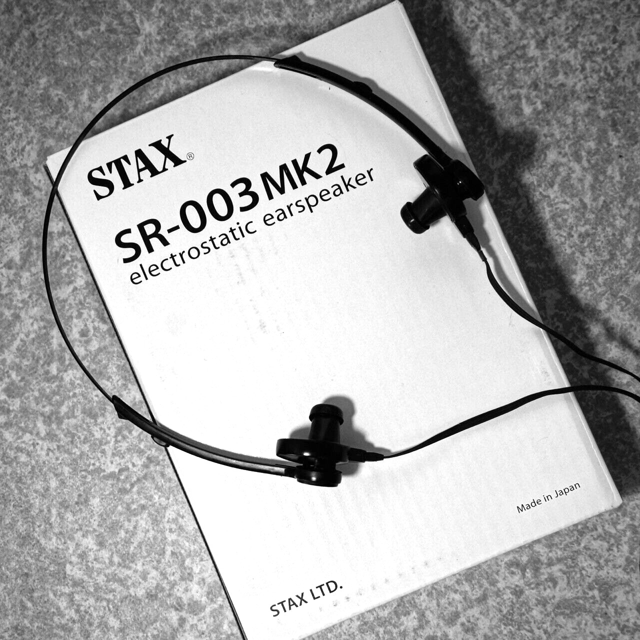 STAX SR-003MK2 ear speakers electro static In-Ear Typel type headphone Japan New
