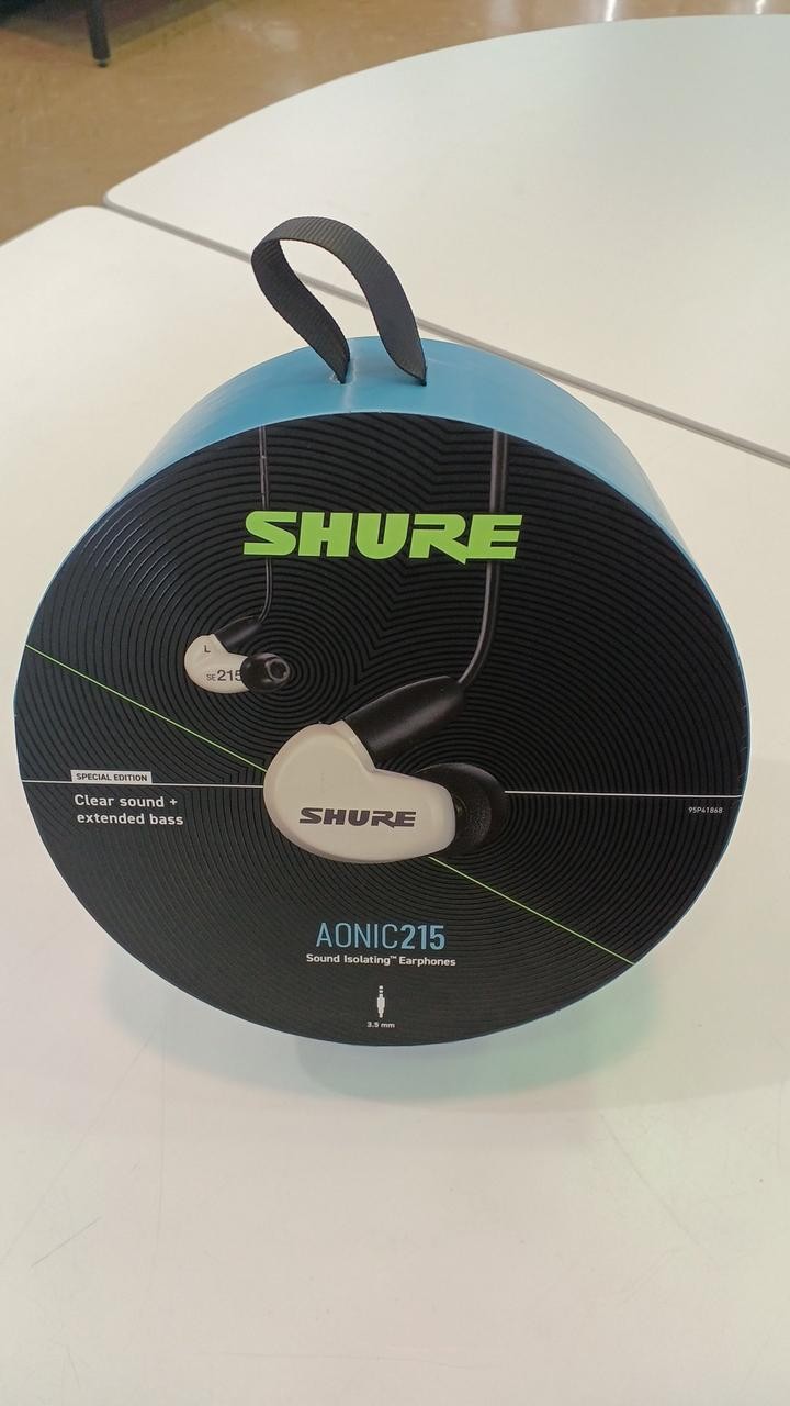 SHURE AONIC 215 Wired Earphones Unused Sealed
