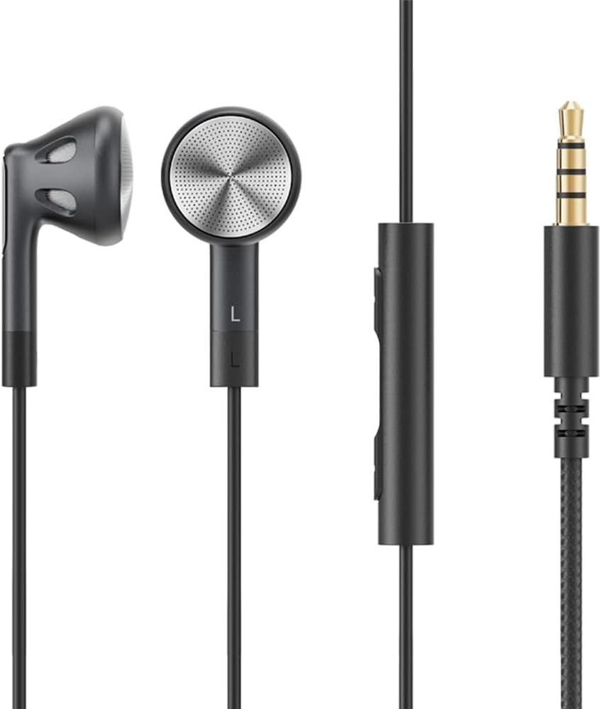 FiiO FF1 3.5mm Wired Bass In-Ear Earbud w/Mic,Type-C to 3.5mm Female adapter(BLK