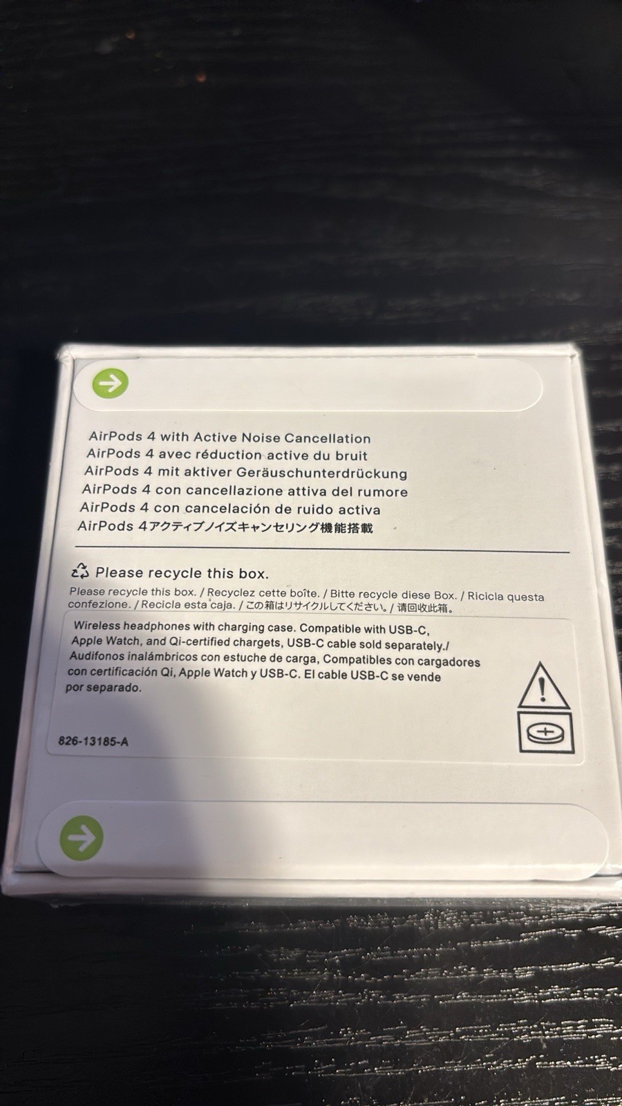 Apple AirPods 4 Active Noise Cancellation Wireless Earbuds White