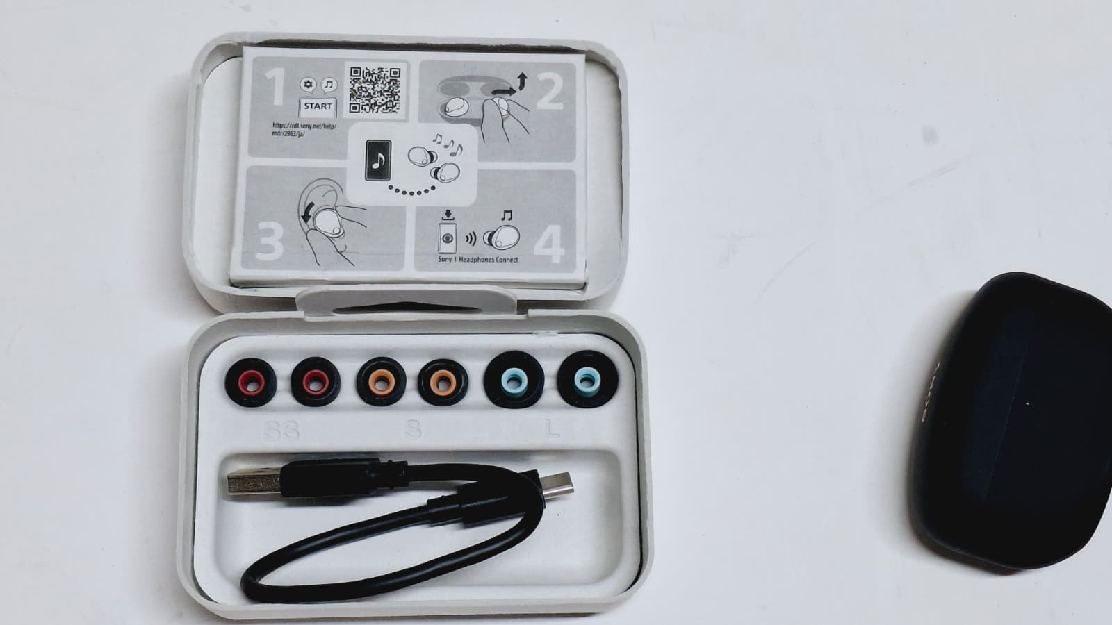 Sony – WF-1000XM5 True Wireless Noise Cancelling Earbuds, open box- BLACK