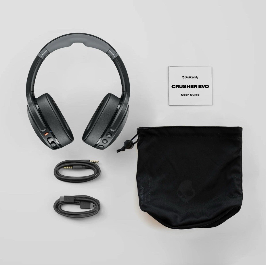 Skullcandy Crusher Evo Wireless Over-Ear Headphone – True Black