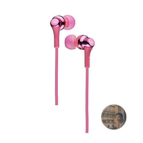 JVC Kenwood HA-FX26-P Wired In-Ear Earphones Pink Neodymium Driver New