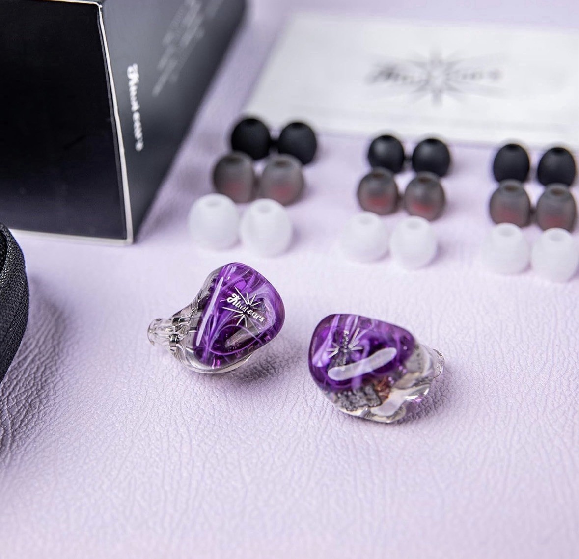 Kiwi Ears Orchestra Lite Performance Custom 8BA In-Ear Monitor IEM Purple