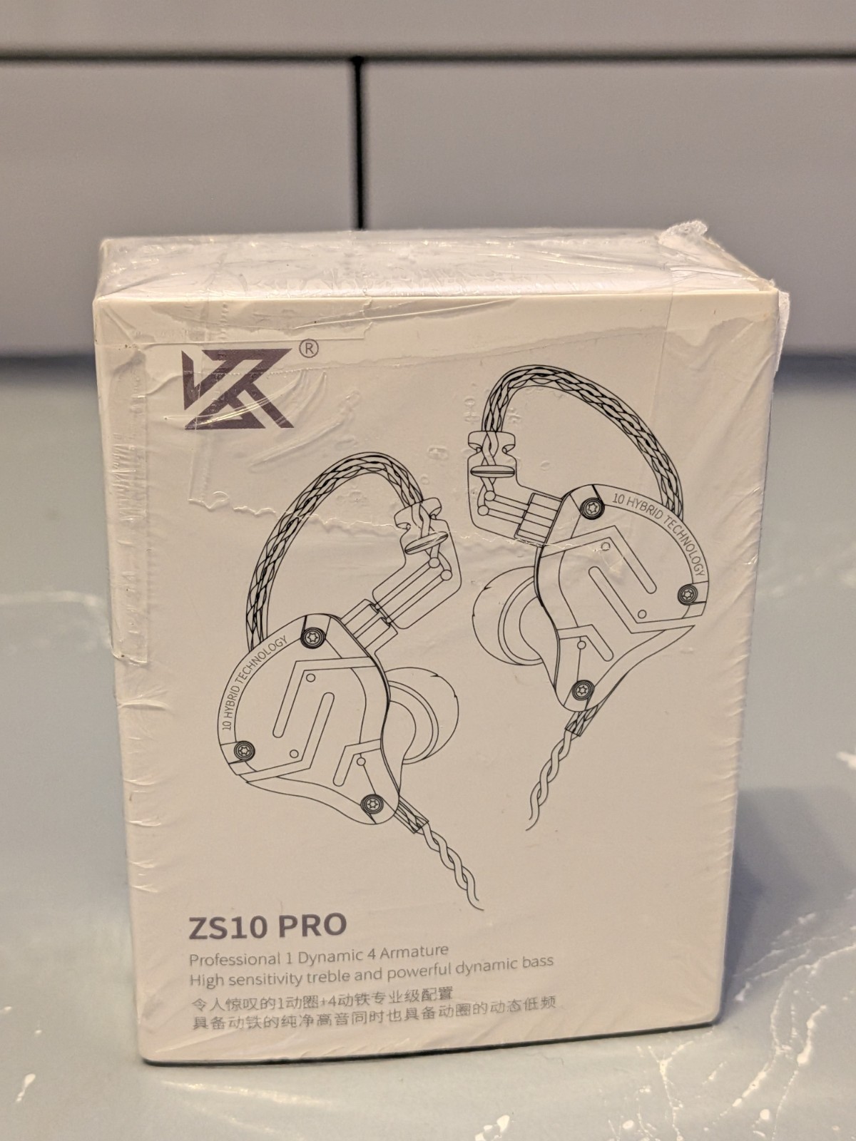 KZ ZS10 Pro 5 Driver IEM Earbuds Linsoul HiFi Gaming w Mic Detachable