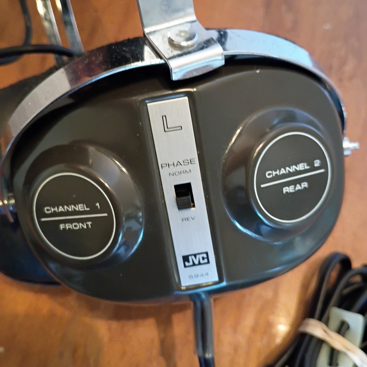 Vintage JVC 4 Channel Hi Fi Headphones Model 5944 Impedence 8 Ohms