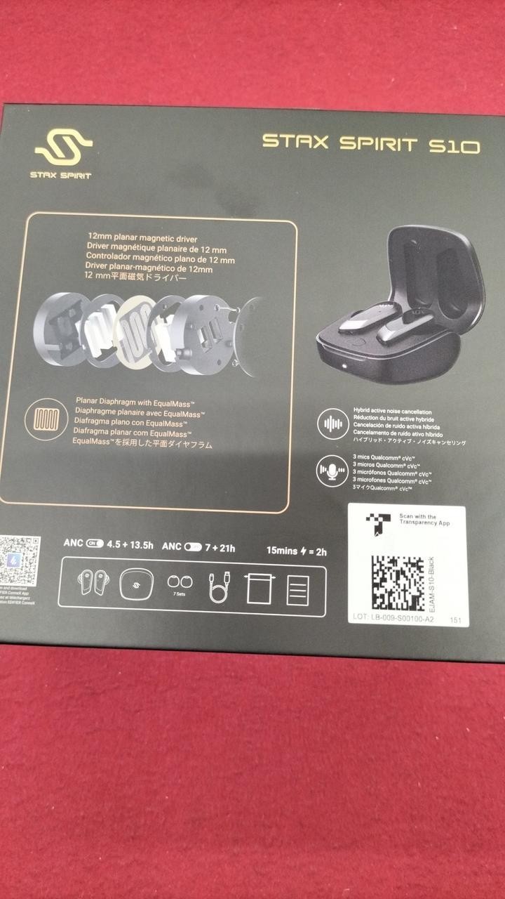 Edifier STAX SPIRIT S10 Wireless Planar Magnetic Headphones Hi-Res LDAC ANC
