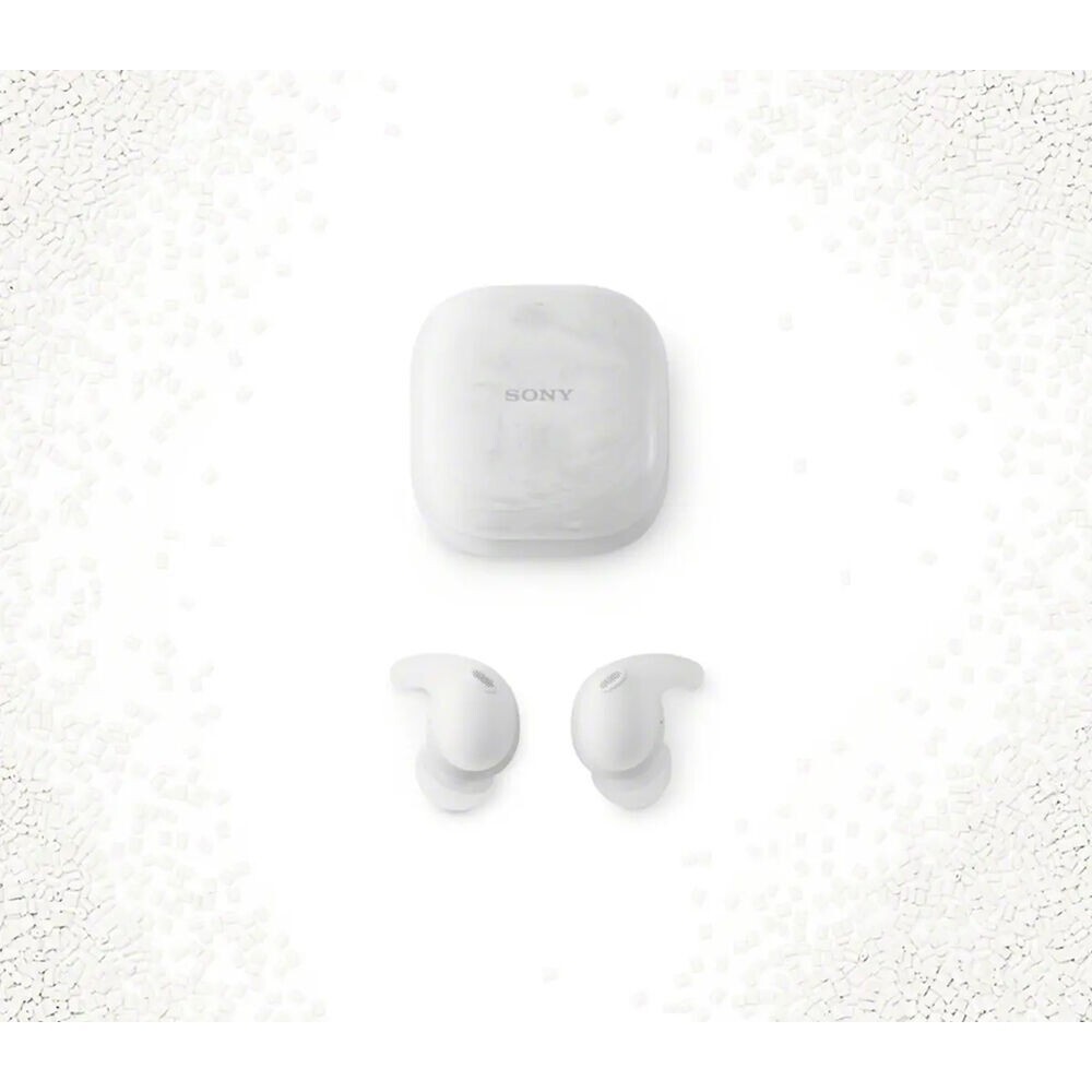 Sony LinkBuds Fit True Wireless Noise-Canceling Earbuds (White)