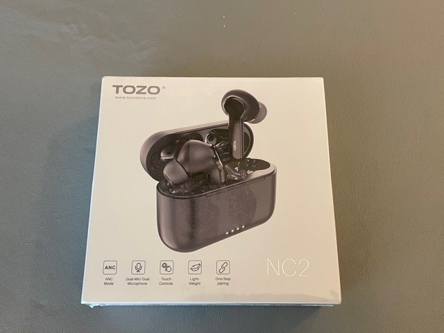 TOZO NC3 Hybrid Active Noise Cancelling Wireless Earbuds with Mics AI Clear Call