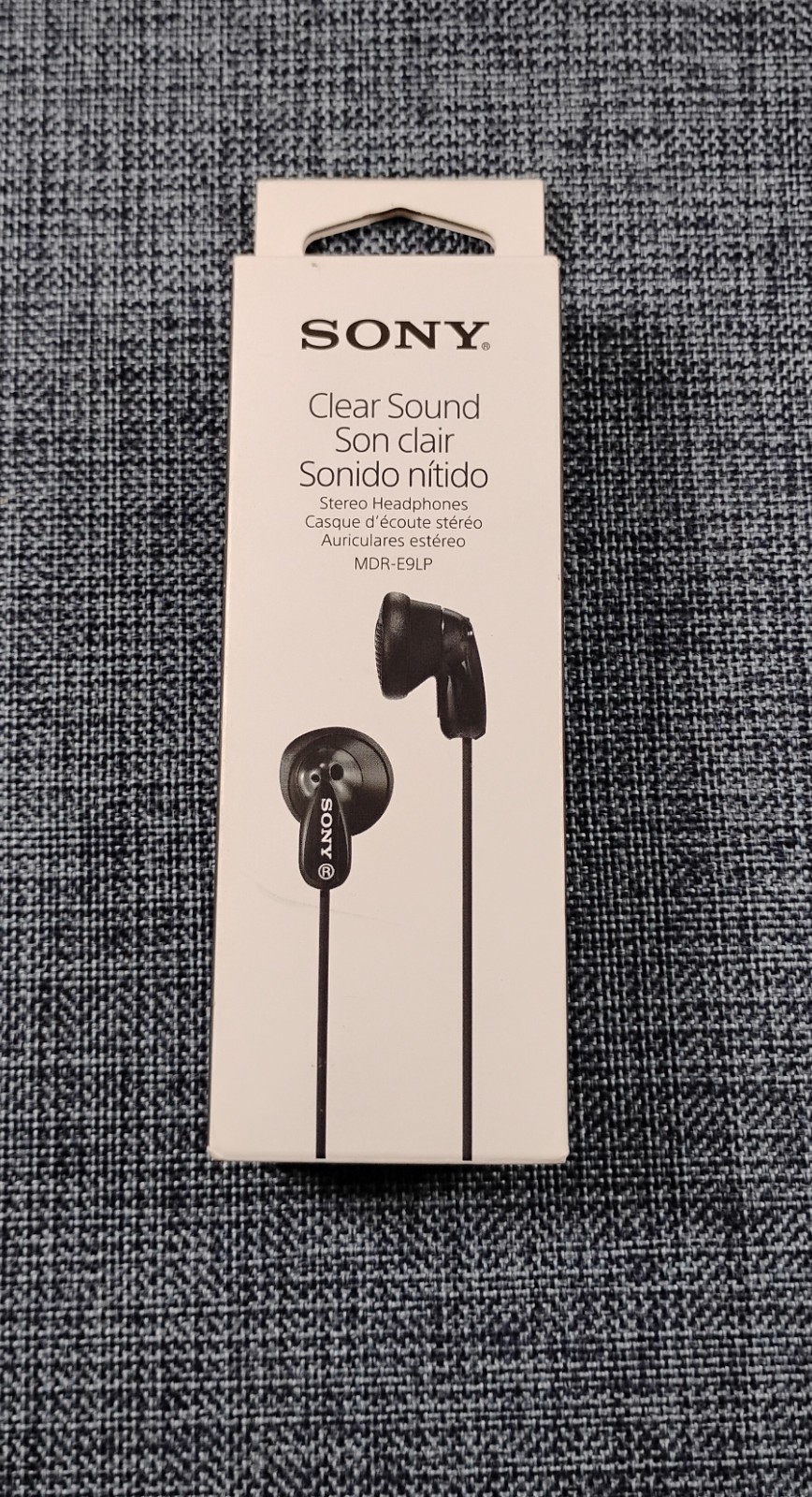 SONY MDR-E9LP In-Ear Headphones / Clear Sound (BLACK)