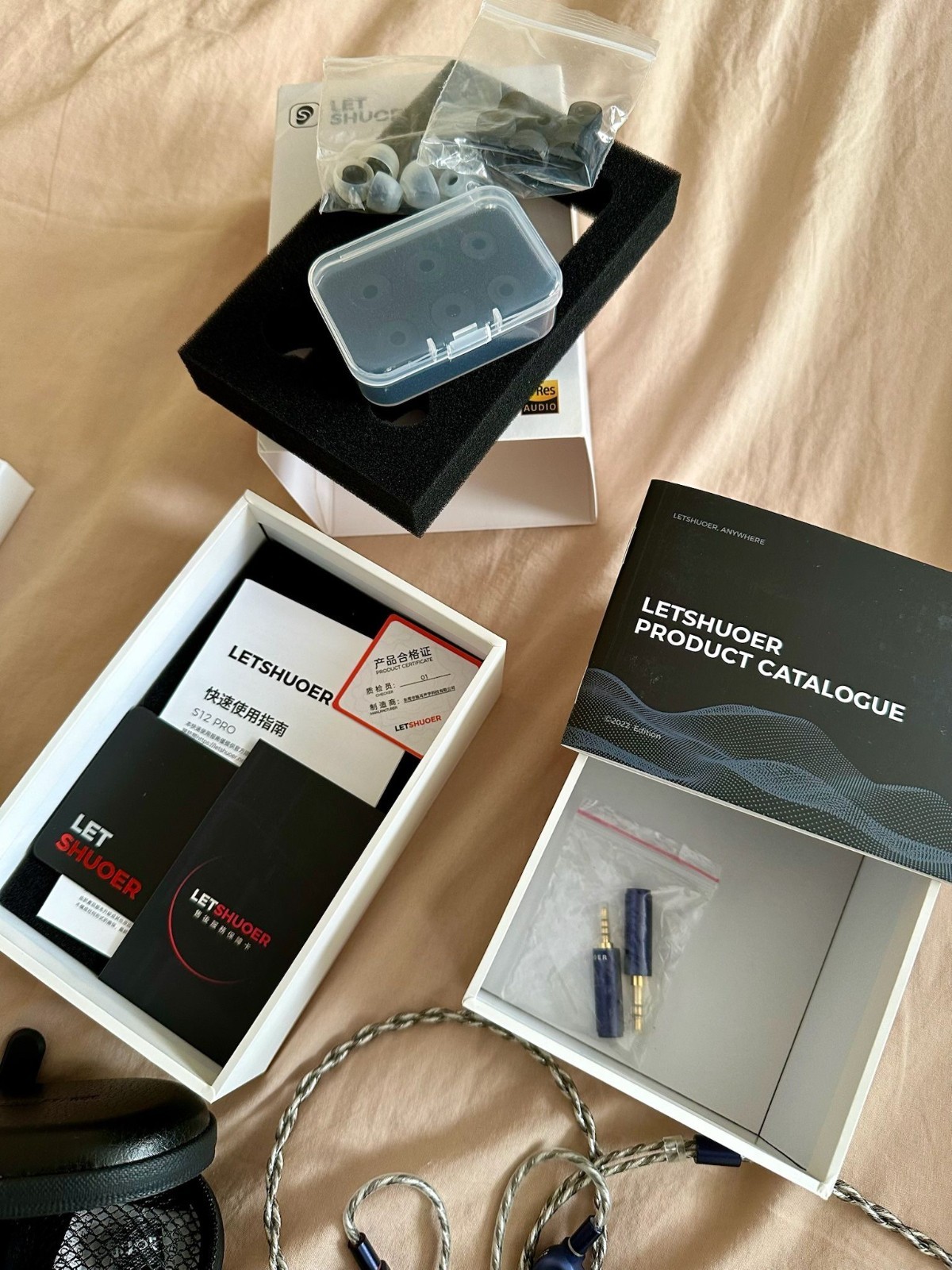 Letshuoer S12 PRO in Ear Headphones 14.8mm Planar Magnetic Driver Wired