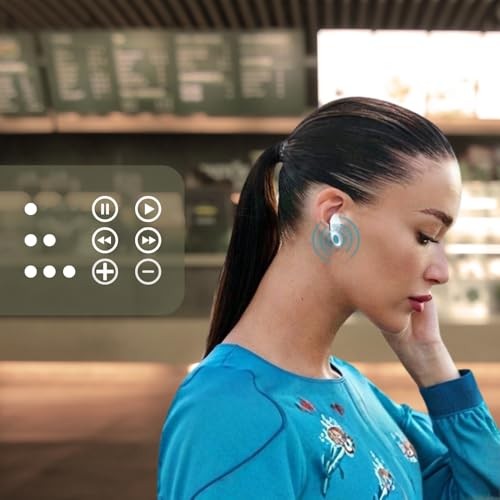 White Bluetooth 6.0 T1 Wireless Earbuds – 13mm Bio-Diaphragm Driver – Cute