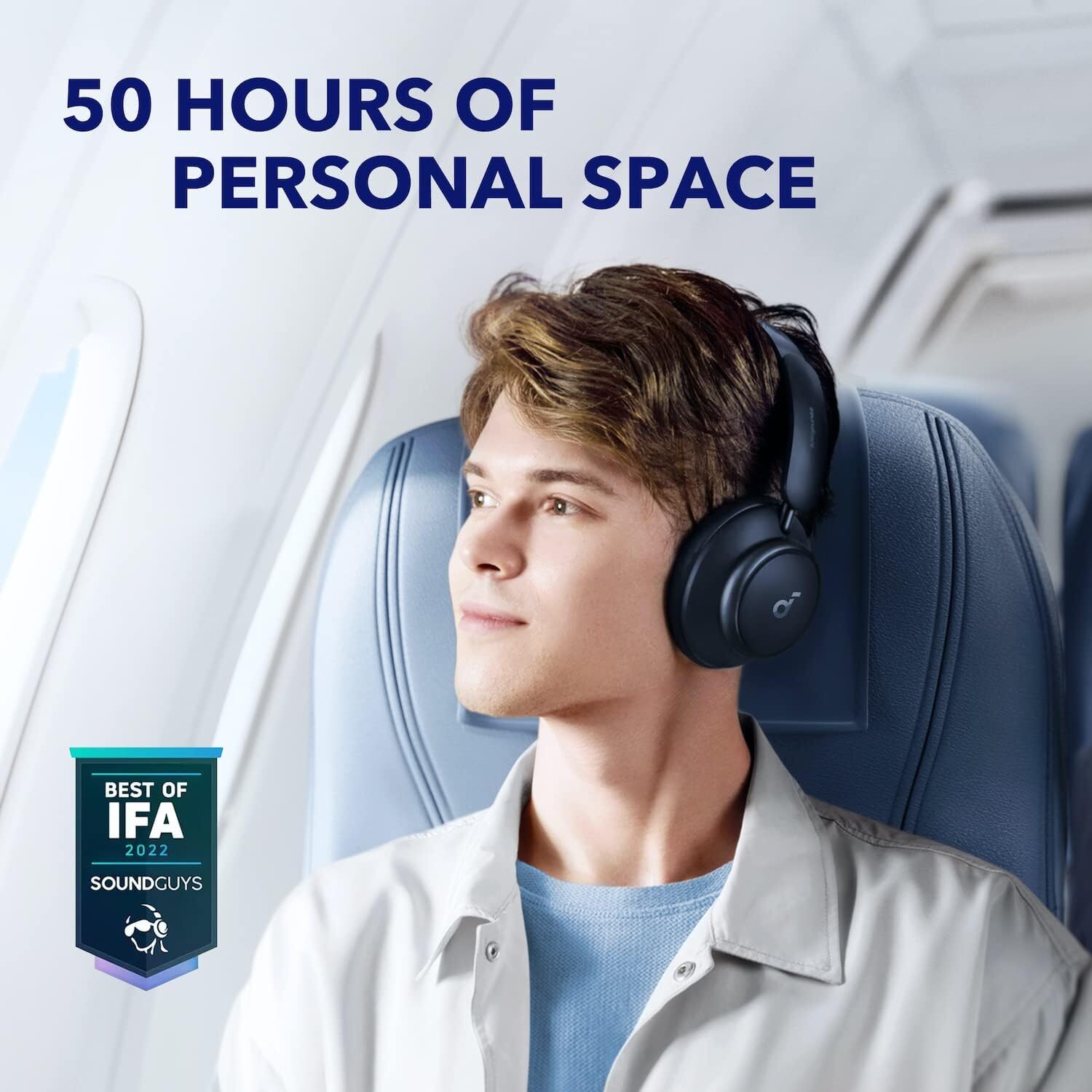 Soundcore Space Q45 Wireless Over-Ear Headphone ANC Reduce Noise to 98% |Refurb