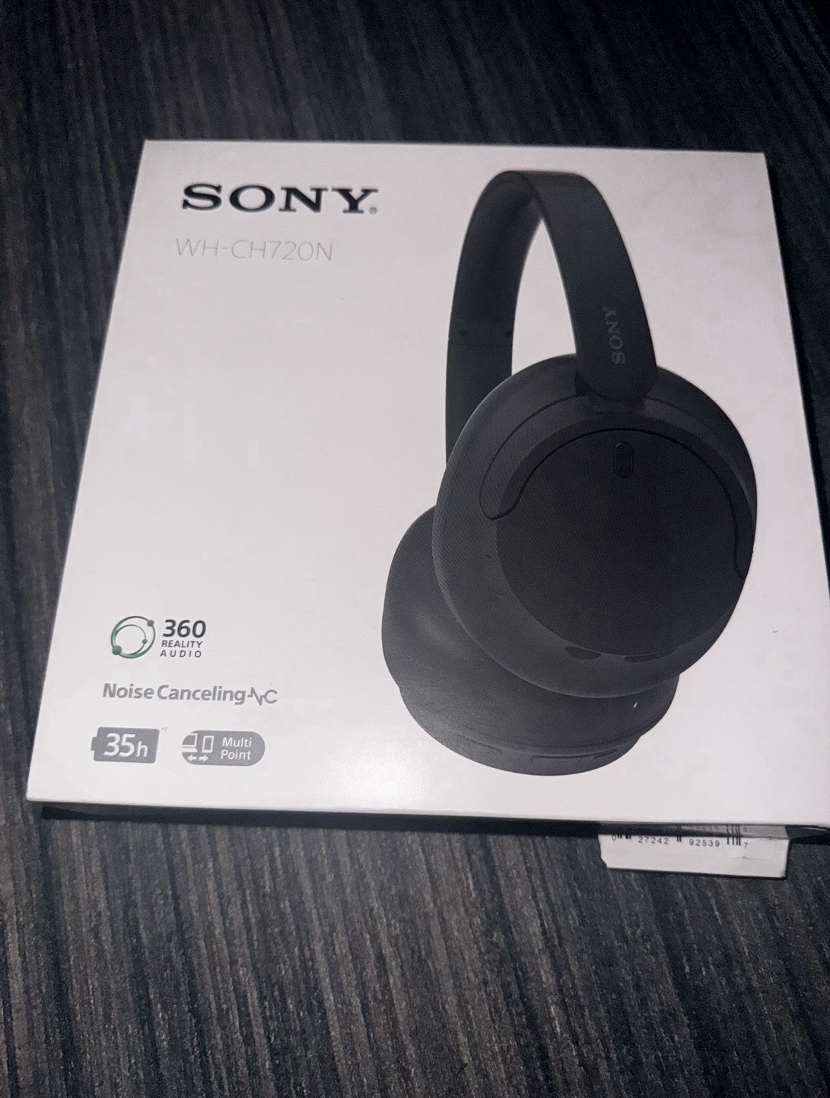 Sony WH-CH720N Wireless Over-Ear Noise-Canceling Headphones (Black) New See note