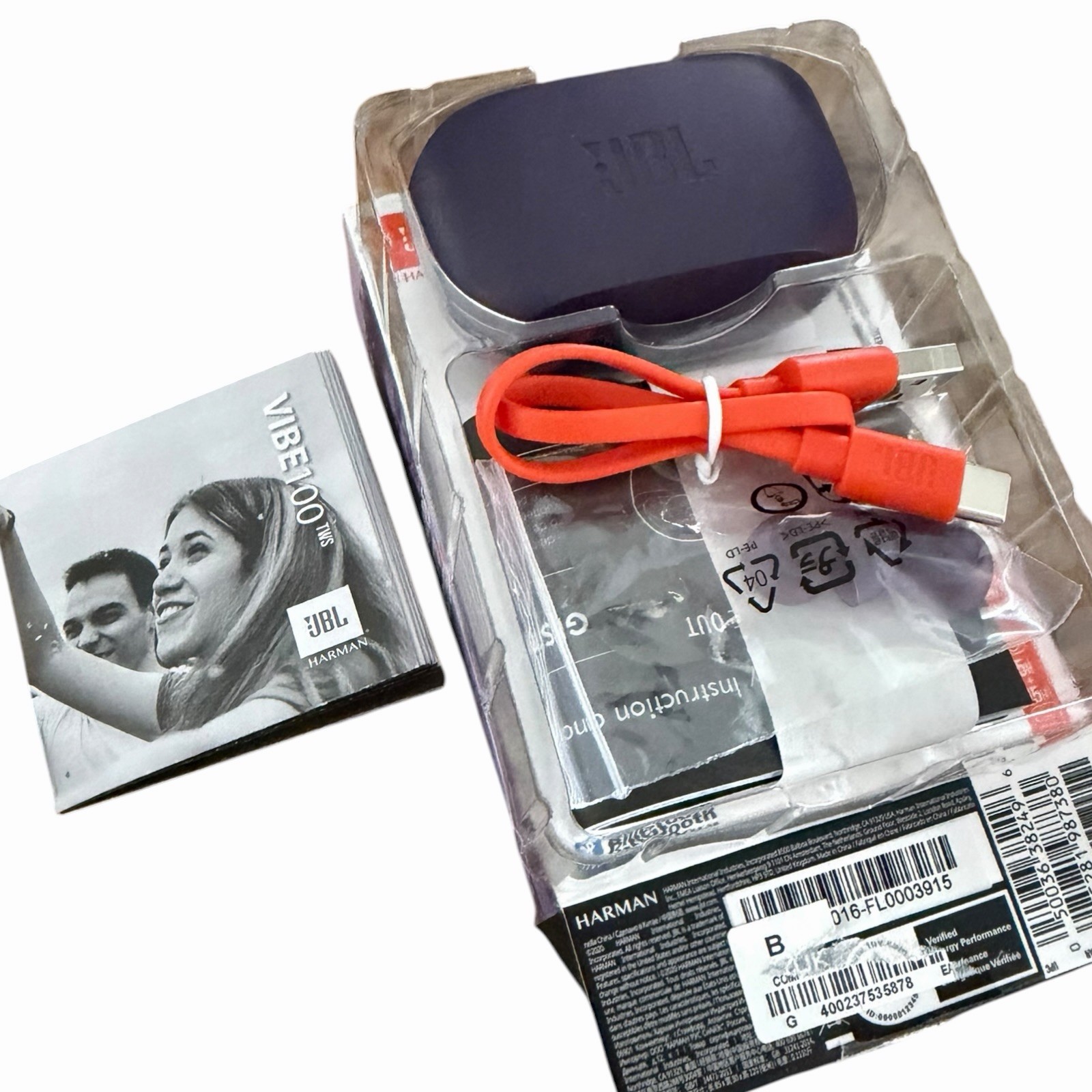 JBL VIBE 100 TWS True Wireless In-Ear Headphones Purple – NOB